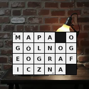 Hasło krzyżówkowe w kartografii mapa która zawiera wszystkie główne obiekty powierzchni ziemi wraz z jej ukształtowaniem przedstawione z jednakowym względnym stopniem szczegółowości - mapa ogólnogeograficzna – rozwiązanie, synonimy, podpowiedzi i definicje krzyżówkowe